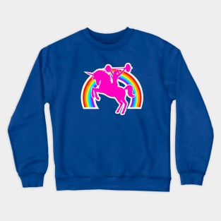 Barbell Girl, barbell unicorn, gym girl Crewneck Sweatshirt